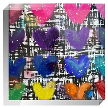Load image into Gallery viewer, Splatter Hearts Block