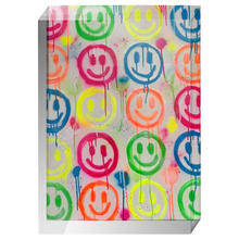 Load image into Gallery viewer, Neon Smiley Block