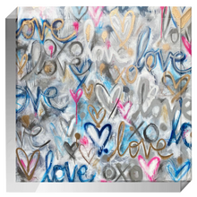 Load image into Gallery viewer, Metallic Love Block
