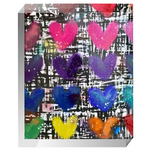 Load image into Gallery viewer, Splatter Hearts Block