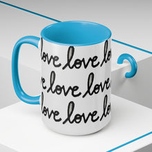 Load image into Gallery viewer, Black Script Love Mug
