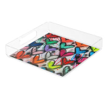 Load image into Gallery viewer, Graffiti Hearts Tray
