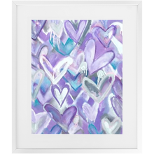 Load image into Gallery viewer, Purple Hearts Print