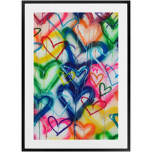 Load image into Gallery viewer, Rainbow Hearts Print