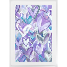 Load image into Gallery viewer, Purple Hearts Print