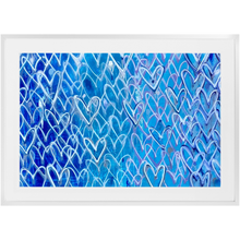 Load image into Gallery viewer, Ocean Hearts Framed Print