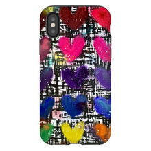 Load image into Gallery viewer, Splatter Hearts Phone Case