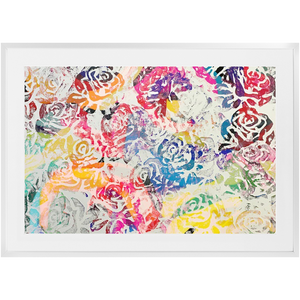 Rainbow Roses Print