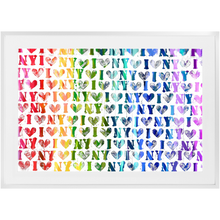 Load image into Gallery viewer, I Love New York Rainbow Print