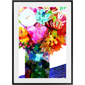 La Fleur de Menthe Framed Print