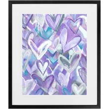 Load image into Gallery viewer, Purple Hearts Print