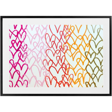 Load image into Gallery viewer, Interlocking Hearts Print