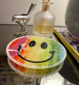 Rainbow Smiley Trinket Tray