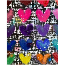 Load image into Gallery viewer, Splatter Heart Acrylic
