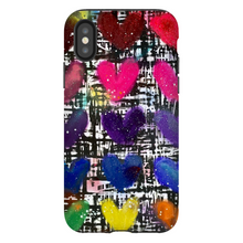 Load image into Gallery viewer, Splatter Hearts Phone Case