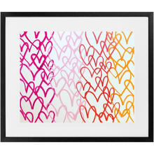 Load image into Gallery viewer, Interlocking Hearts Print