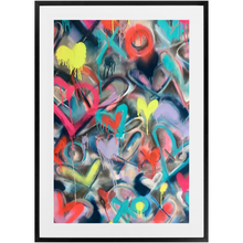 Load image into Gallery viewer, Electric Hearts Print