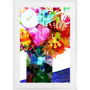 La Fleur de Menthe Framed Print