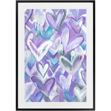 Load image into Gallery viewer, Purple Hearts Print