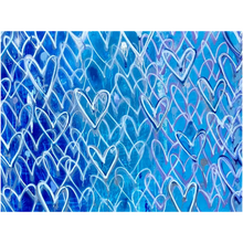 Load image into Gallery viewer, Blue Hearts Acrylic
