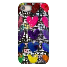 Load image into Gallery viewer, Splatter Hearts Phone Case