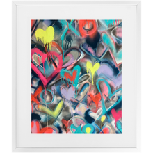 Load image into Gallery viewer, Electric Hearts Print