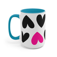 Load image into Gallery viewer, Pop Of Pink Hearts Mug
