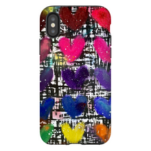 Load image into Gallery viewer, Splatter Hearts Phone Case
