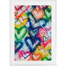 Load image into Gallery viewer, Rainbow Hearts Print
