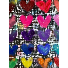 Load image into Gallery viewer, Splatter Heart Acrylic
