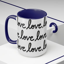 Load image into Gallery viewer, Black Script Love Mug
