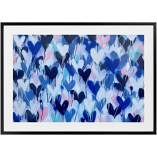 Load image into Gallery viewer, Cascading Hearts Print
