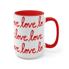 Load image into Gallery viewer, Red Script Love Mug
