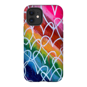 Rainbow Heart Phone Case