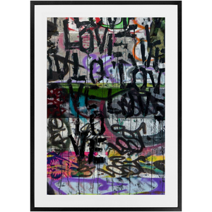 Painterly Love Framed Print