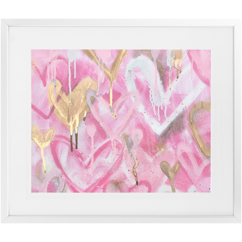 Pink Heart II Print