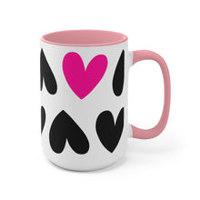 Load image into Gallery viewer, Pop Of Pink Hearts Mug
