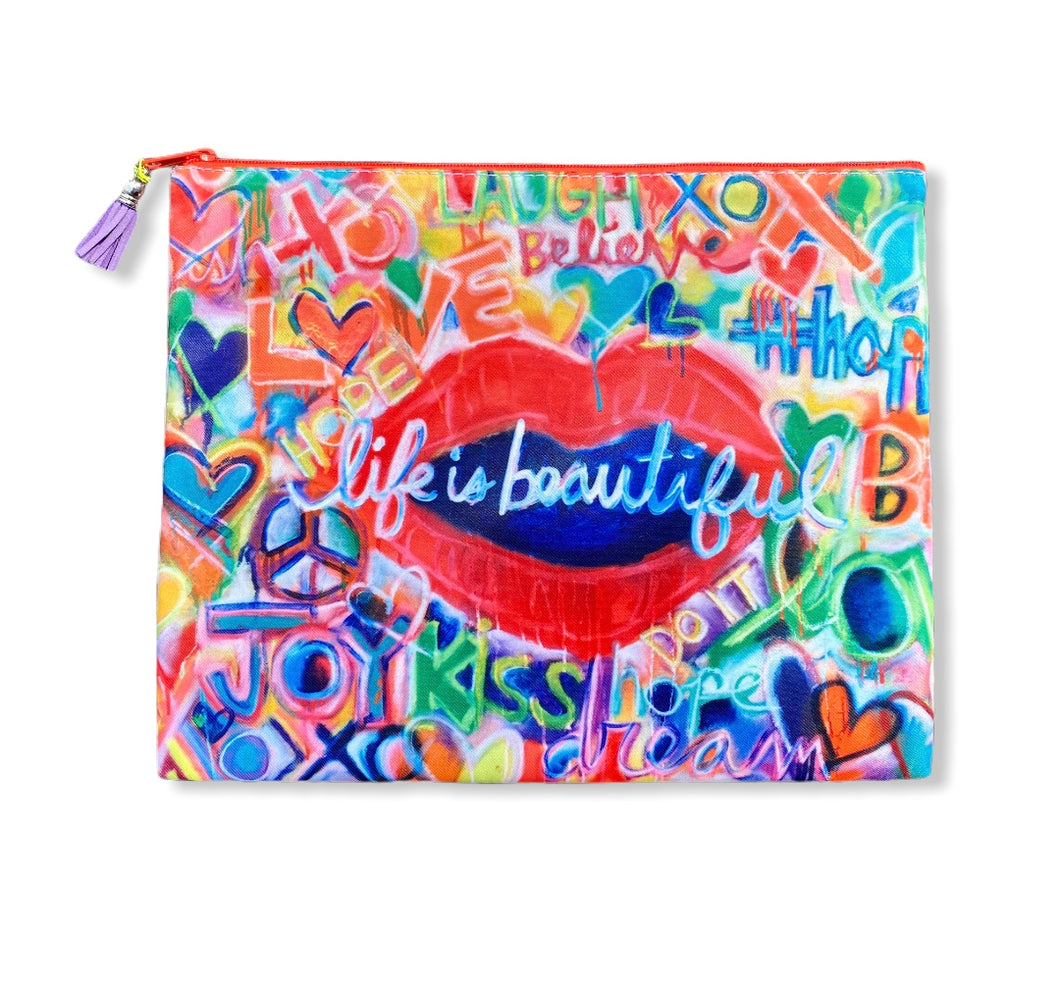 Life is Beautiful Pouch