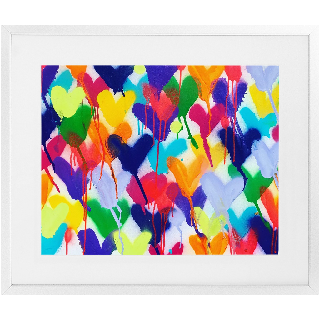 Pouring Hearts Print