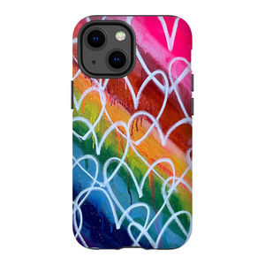 Rainbow Heart Phone Case