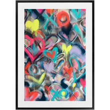 Load image into Gallery viewer, Electric Hearts Print
