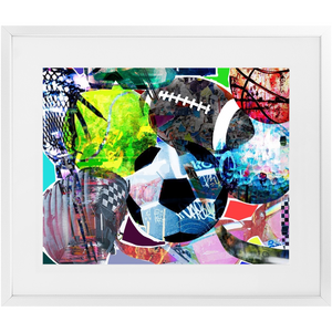 All Sports All Day Framed Print