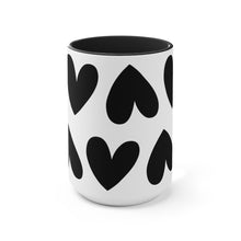 Load image into Gallery viewer, Black Hearts Mug
