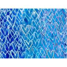 Load image into Gallery viewer, Blue Hearts Acrylic
