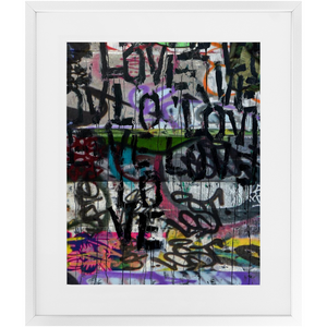 Painterly Love Framed Print