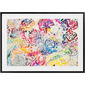 Rainbow Roses Print