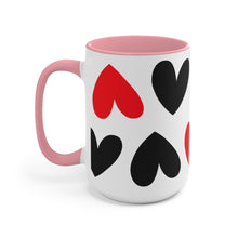 Load image into Gallery viewer, Pop Of Red Hearts Mug
